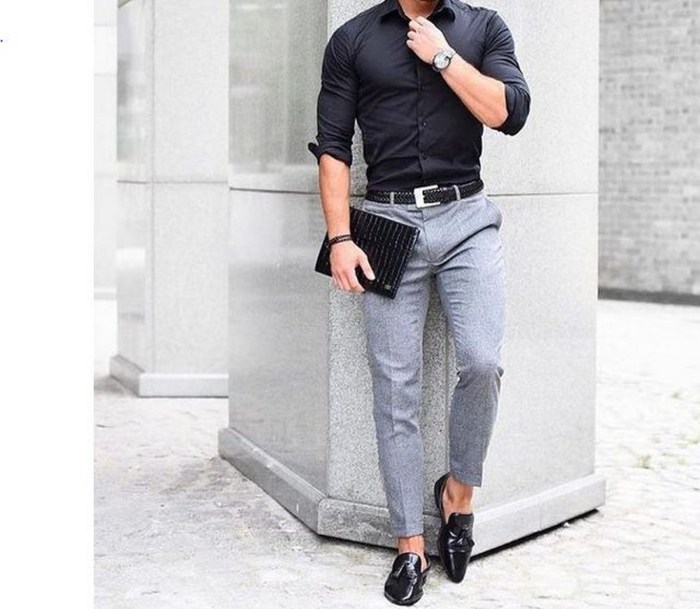 Dress shirt outfit men