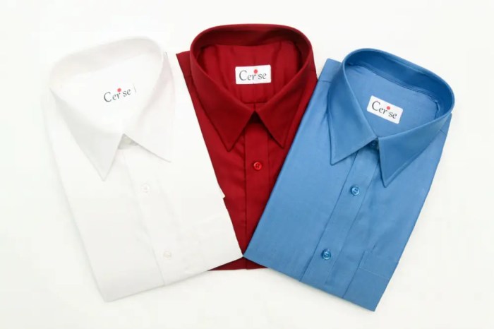 Mens spread collar dress shirts