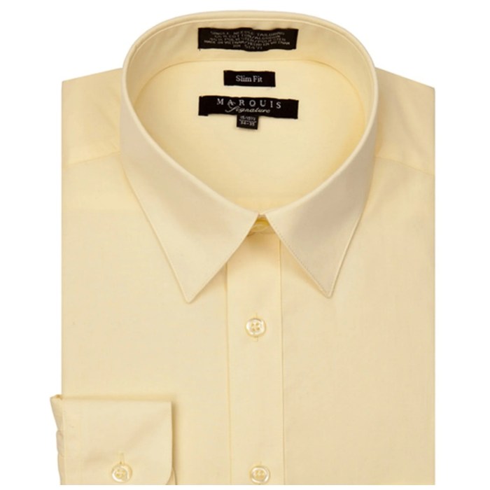 Yellow dress shirt mens outfit