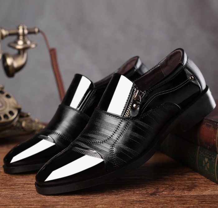 Mens high cut dress shoes