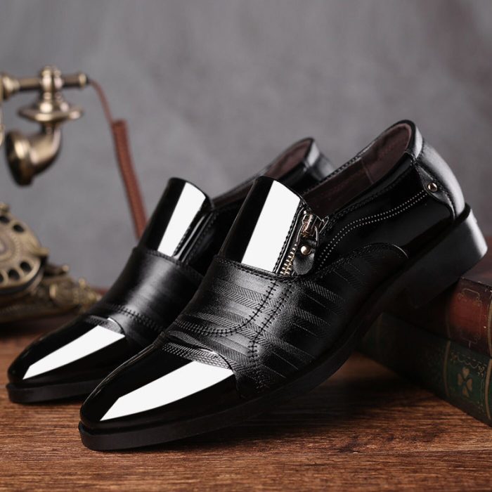 Mens high cut dress shoes