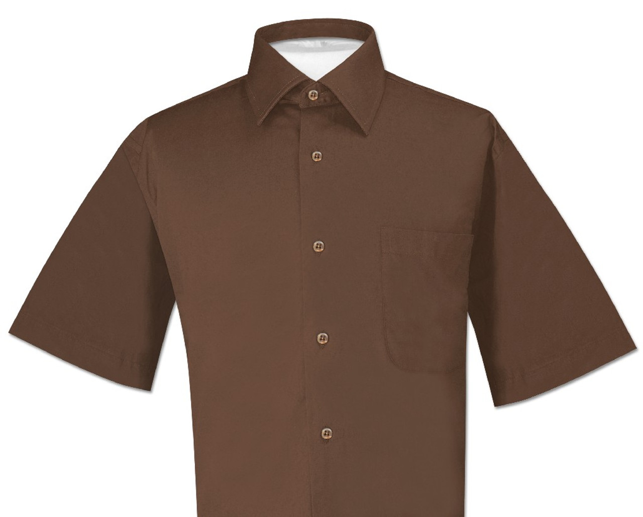 Chocolate brown dress shirt men's