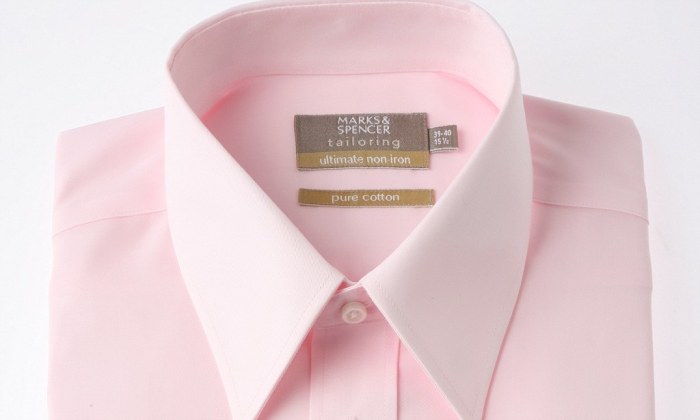 Men's dress shirt pink