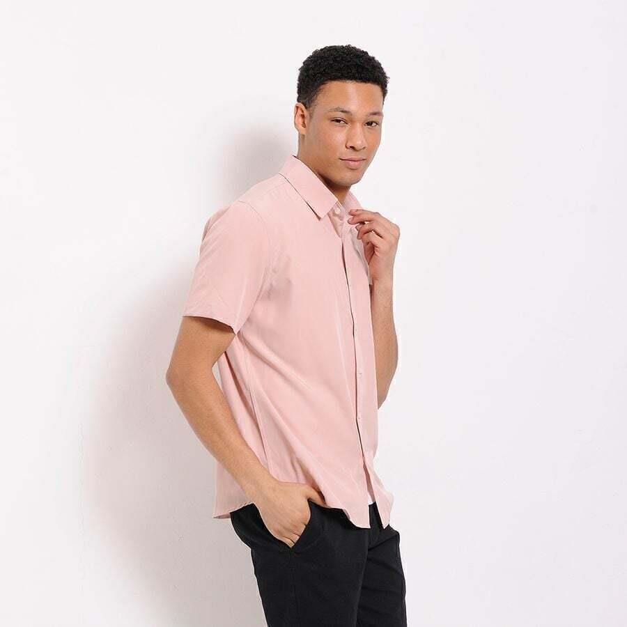 Men's dress shirt pink