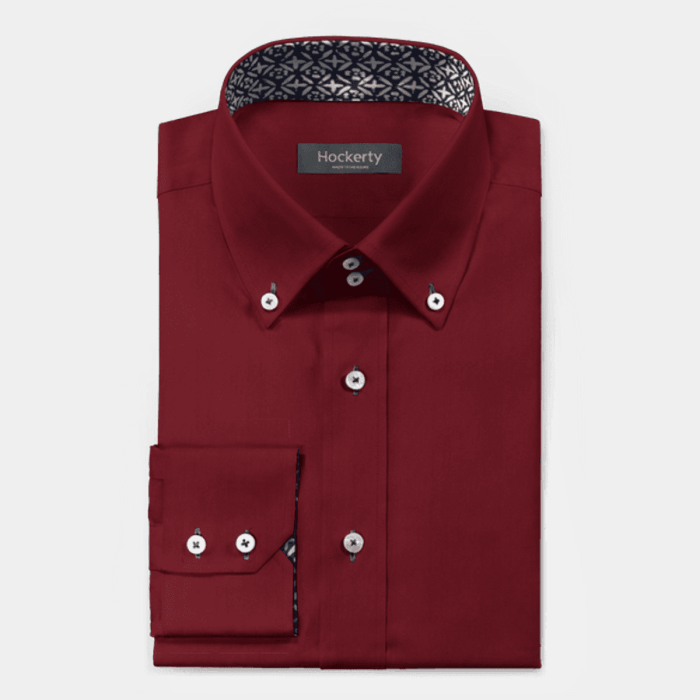 Red dress shirts for men