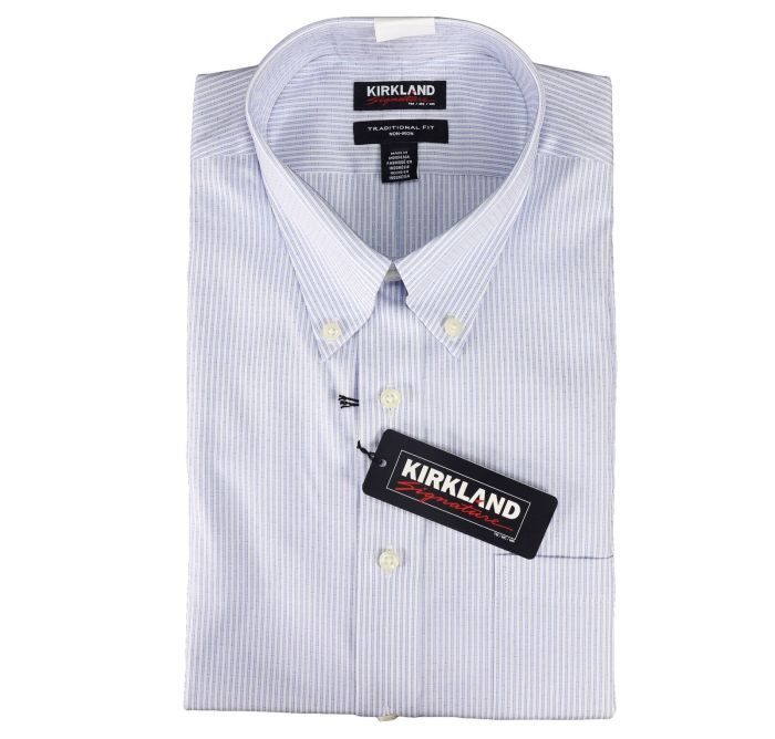 Kirkland signature men's traditional fit dress shirt