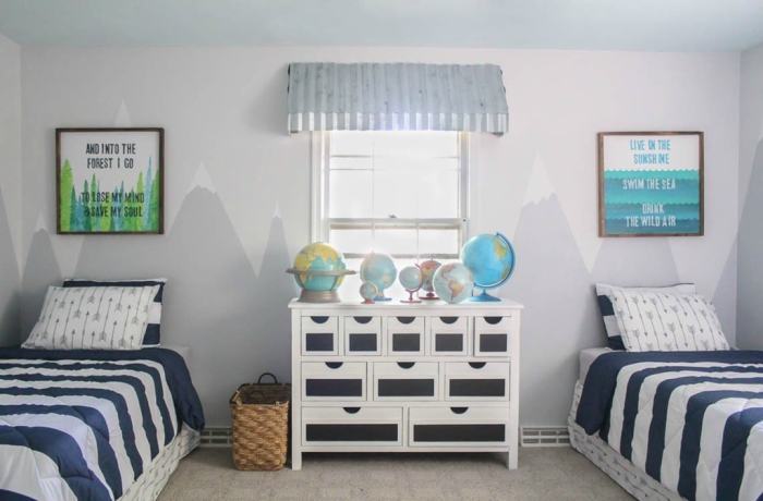 How to decorate a shared boys room