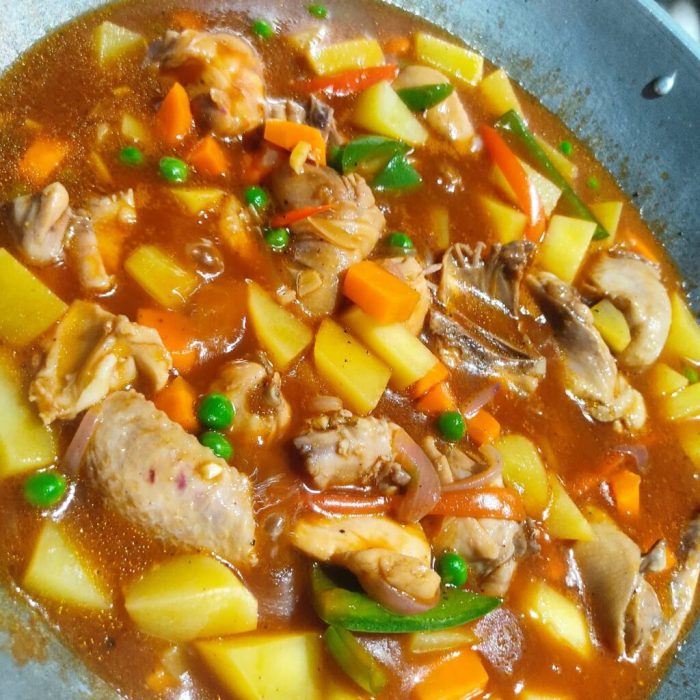 Afritada chicken recipe filipino